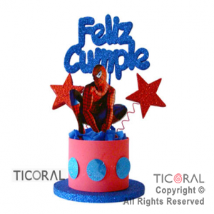 ADORNO TAMBOR SPIDERMAN FIGURA F/C TELGO x 1